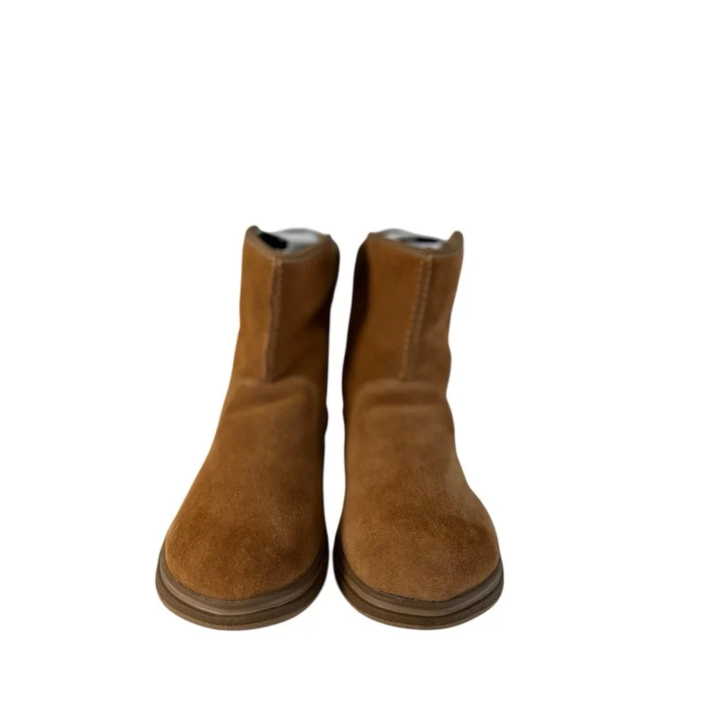 Columbia Youth Snow Boots Chestnut Suede‎ Size 1Y No Box